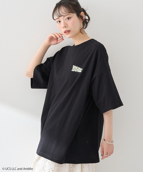 earth music&ecology(アースミュージックアンドエコロジー)の「Back to the Future/earth bigT(Tシャツ/カットソー・レディース・A/B・FREE)」の6枚目の写真