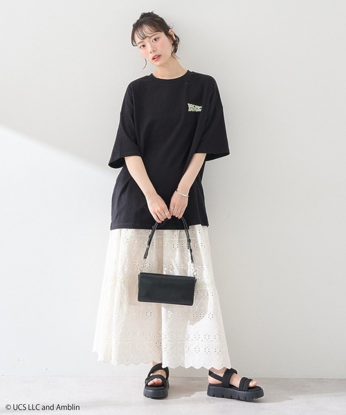 earth music&ecology(アースミュージックアンドエコロジー)の「Back to the Future/earth bigT(Tシャツ/カットソー・レディース・A/B・FREE)」の3枚目の写真