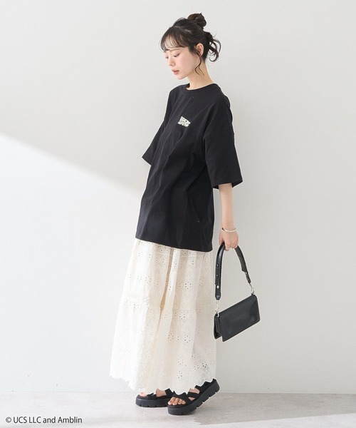 earth music&ecology(アースミュージックアンドエコロジー)の「Back to the Future/earth bigT(Tシャツ/カットソー・レディース・A/B・FREE)」の4枚目の写真