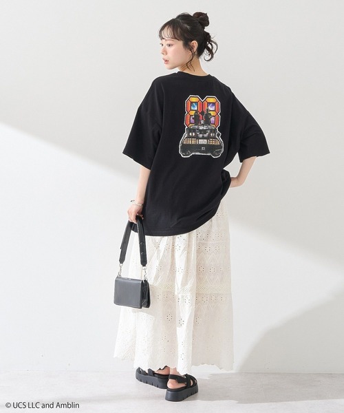 earth music&ecology(アースミュージックアンドエコロジー)の「Back to the Future/earth bigT(Tシャツ/カットソー・レディース・A/B・FREE)」の5枚目の写真