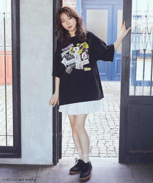 earth music&ecology(アースミュージックアンドエコロジー)の「Back to the Future/earth bigT(Tシャツ/カットソー・レディース・A/B・FREE)」の13枚目の写真