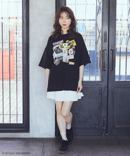 earth music&ecology(アースミュージックアンドエコロジー)の「Back to the Future/earth bigT(Tシャツ/カットソー・レディース・A/B・FREE)」の15枚目の写真