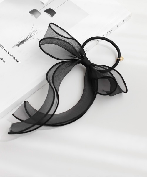 シアーリボンヘアゴム（ヘアゴム）｜ANEMONE（アネモネ）の