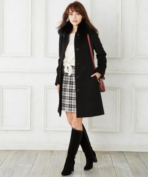 any SiS（エニィスィス）の「ジュエルアンゴラ コート（その他アウター  