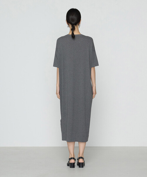 COMME CA（コムサ）の「14G強撚天竺編 ニットワンピース（ワンピース・レディース・ブルー/グレー・FREE）」の10枚目の写真