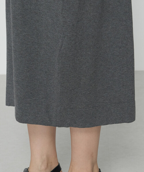 COMME CA（コムサ）の「14G強撚天竺編 ニットワンピース（ワンピース・レディース・ブルー/グレー・FREE）」の13枚目の写真