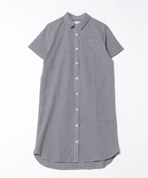 Arnold Palmer（アーノルドパーマー）の「ギンガムチェック シャツワンピース（シャツワンピース・レディース・グリーン/ブラック/ネイビー・S/M/L）」の20枚目の写真