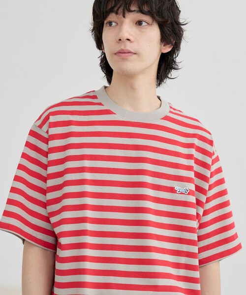 PENNEYS(ぺニーズ)の「Penneys(ぺニーズ)別注ワンポイントボーダーTシャツ(Tシャツ/カットソー・メンズ・ネイビー/ベージュ/ホワイト・L/XL/M/S)」の19枚目の写真