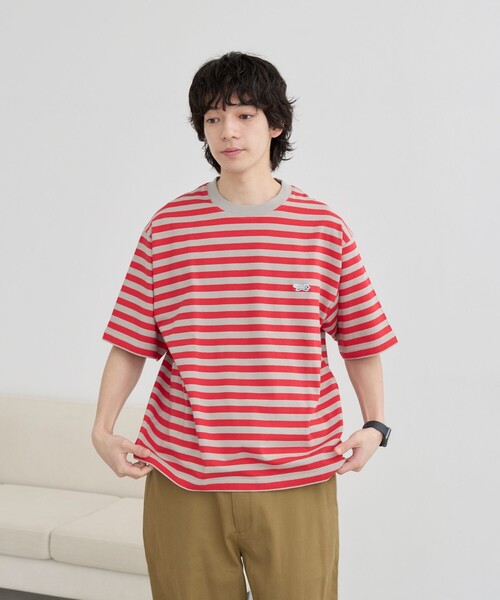 PENNEYS(ぺニーズ)の「Penneys(ぺニーズ)別注ワンポイントボーダーTシャツ(Tシャツ/カットソー・メンズ・ネイビー/ベージュ/ホワイト・L/XL/M/S)」の17枚目の写真