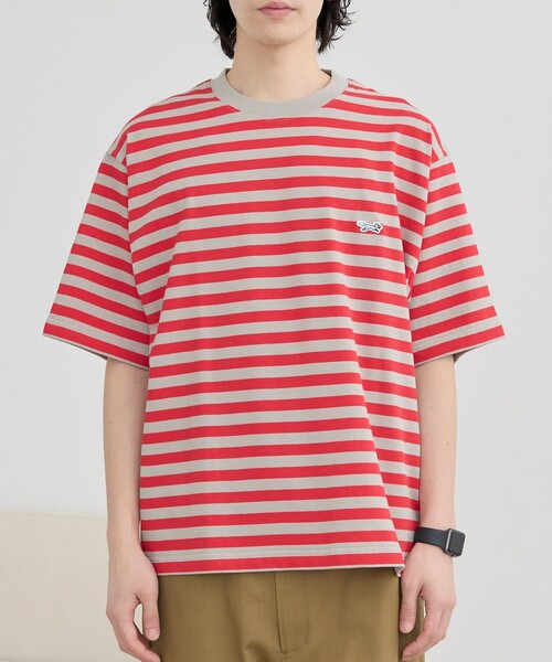PENNEYS(ぺニーズ)の「Penneys(ぺニーズ)別注ワンポイントボーダーTシャツ(Tシャツ/カットソー・メンズ・ネイビー/ベージュ/ホワイト・L/XL/M/S)」の14枚目の写真