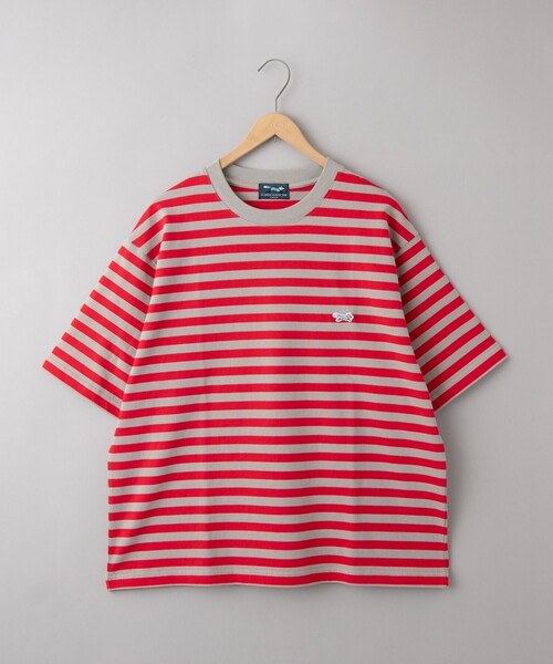 PENNEYS(ぺニーズ)の「Penneys(ぺニーズ)別注ワンポイントボーダーTシャツ(Tシャツ/カットソー・メンズ・ネイビー/ベージュ/ホワイト・L/XL/M/S)」の10枚目の写真