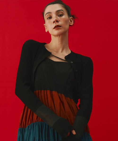 UN3D./アンスリード/COLOR BLOCK SHEER SHORT CD/カラーブロックシアー