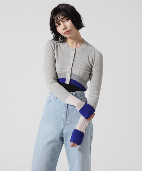 UN3D./アンスリード/COLOR BLOCK SHEER SHORT CD/カラーブロックシアー