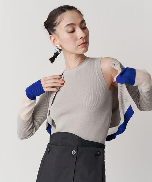 UN3D./アンスリード/COLOR BLOCK SHEER SHORT CD/カラーブロックシアー