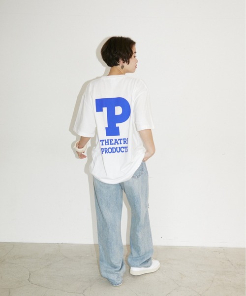 THEATRE PRODUCTS（シアタープロダクツ）の「TPロゴプリントTシャツ（Tシャツ/カットソー・レディース・ホワイト/ブラック・FREE）」の17枚目の写真