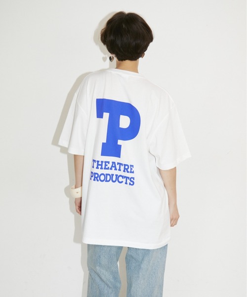 THEATRE PRODUCTS（シアタープロダクツ）の「TPロゴプリントTシャツ（Tシャツ/カットソー・レディース・ホワイト/ブラック・FREE）」の15枚目の写真
