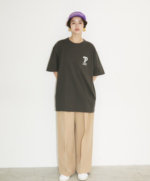 THEATRE PRODUCTS（シアタープロダクツ）の「TPロゴプリントTシャツ（Tシャツ/カットソー・レディース・ホワイト/ブラック・FREE）」の14枚目の写真