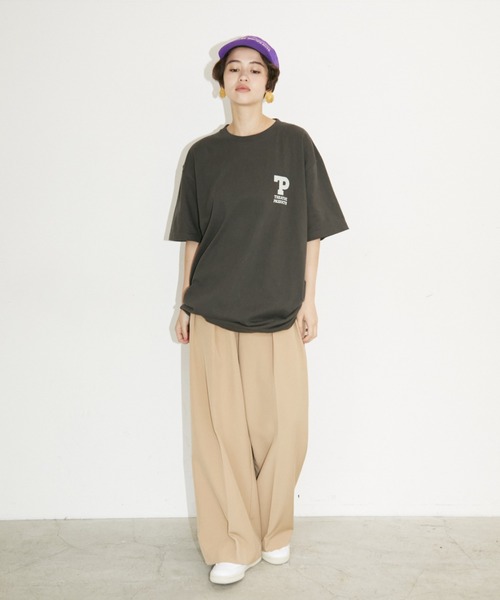 THEATRE PRODUCTS（シアタープロダクツ）の「TPロゴプリントTシャツ（Tシャツ/カットソー・レディース・ホワイト/ブラック・FREE）」の13枚目の写真