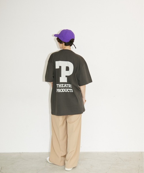 THEATRE PRODUCTS（シアタープロダクツ）の「TPロゴプリントTシャツ（Tシャツ/カットソー・レディース・ホワイト/ブラック・FREE）」の10枚目の写真