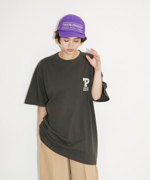 THEATRE PRODUCTS（シアタープロダクツ）の「TPロゴプリントTシャツ（Tシャツ/カットソー・レディース・ホワイト/ブラック・FREE）」の8枚目の写真