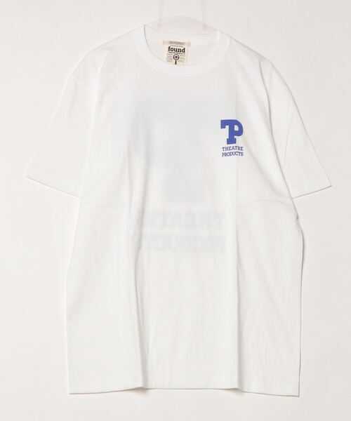 THEATRE PRODUCTS（シアタープロダクツ）の「TPロゴプリントTシャツ（Tシャツ/カットソー・レディース・ホワイト/ブラック・FREE）」の4枚目の写真