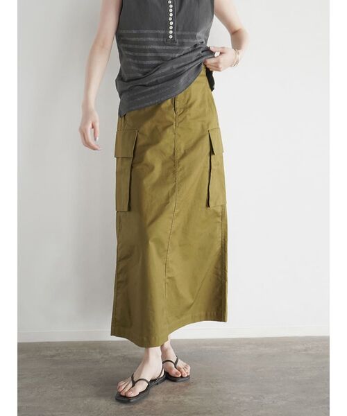 セール】Semi flare cargo skirt（スカート）｜FIKA.（フィーカ