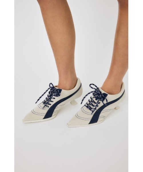 MOUSSY(マウジー)の「MESH KICKS パンプス(パンプス・レディース・オフホワイト/ブラック・SMALL/MEDIUM/LARGE)」の1枚目の写真