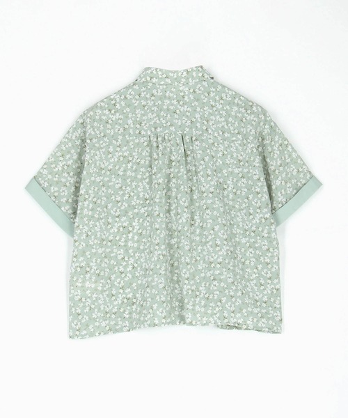 NICOLE CLUB(ニコル クラブ)の「フロントリボンブラウス(シャツ/ブラウス・レディース・ブラック/ベージュ/グリーン・MEDIUM)」の7枚目の写真