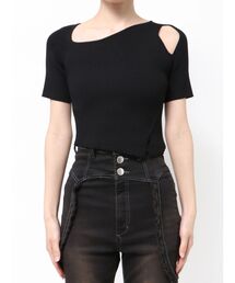 EMODA | スキンラインショートスリーブニット(ニット/セーター)