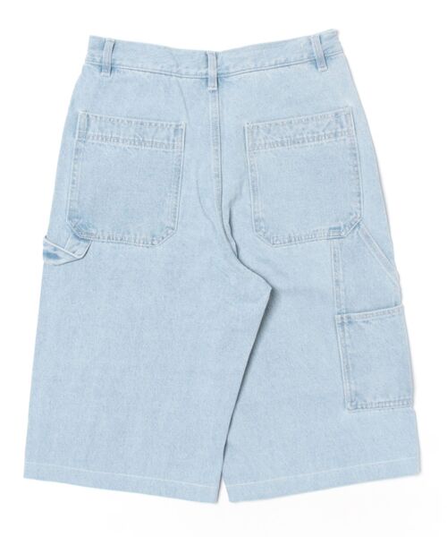 WEGO(ウィゴー)の「WEGO/カットオフペインターパンツ(デニムパンツ・メンズ・ライトインディゴブルー・MEDIUM/SMALL/LARGE)」の2枚目の写真