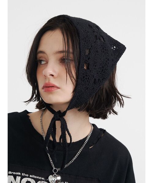 クロシェニットバブーシュカ（その他ヘアアクセサリー