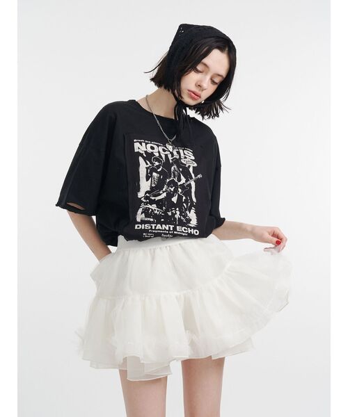 jouetie（ジュエティ）の「クロシェニットバブーシュカ（その他ヘアアクセサリー・レディース・アイボリー/ブラック・FREE）」の9枚目の写真