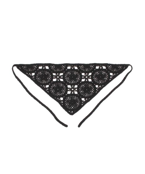 jouetie（ジュエティ）の「クロシェニットバブーシュカ（その他ヘアアクセサリー・レディース・アイボリー/ブラック・FREE）」の14枚目の写真