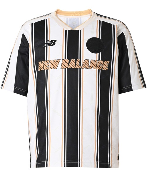 NEW BALANCE(ニューバランス)の「グラフィック ショートスリーブシャツ(Tシャツ/カットソー・メンズ・ブラック/ホワイト×ブラック・XX-LARGE/X-LARGE/LARGE/MEDIUM/SMALL)」の1枚目の写真