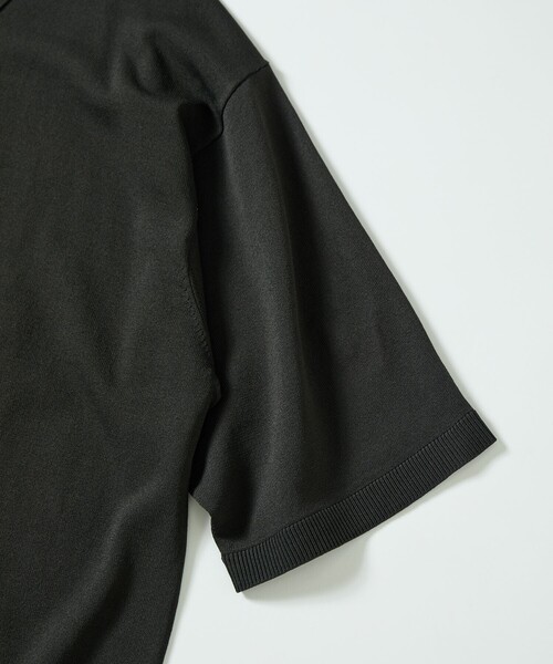FREAK'S STORE（フリークスストア）の「SUPER ICE KNIT POLO SHIRT/スーパーアイス ショートスリーブ ポロネック ニット（ポロシャツ・メンズ・チャコール/ブラウン/ブラック/ブルー・LARGE/MEDIUM）」の8枚目の写真