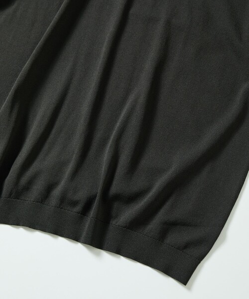 FREAK'S STORE（フリークスストア）の「SUPER ICE KNIT POLO SHIRT/スーパーアイス ショートスリーブ ポロネック ニット（ポロシャツ・メンズ・チャコール/ブラウン/ブラック/ブルー・LARGE/MEDIUM）」の9枚目の写真