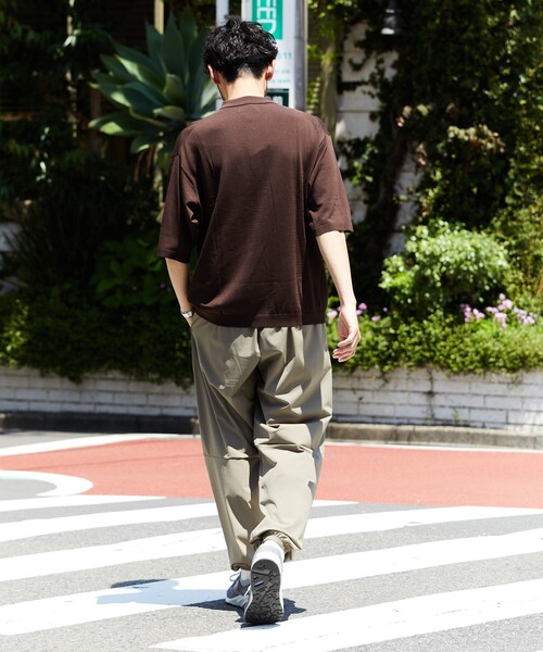 FREAK'S STORE（フリークスストア）の「SUPER ICE KNIT POLO SHIRT/スーパーアイス ショートスリーブ ポロネック ニット（ポロシャツ・メンズ・チャコール/ブラウン/ブラック/ブルー・LARGE/MEDIUM）」の19枚目の写真