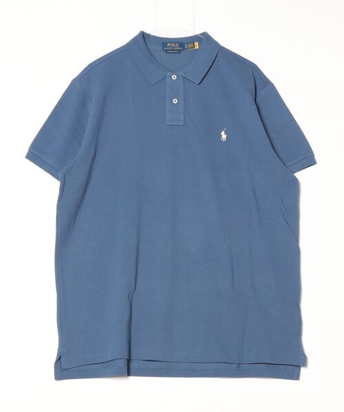 POLO RALPH LAUREN（ポロ ラルフ ローレン）の「カスタム スリム フィット メッシュ ポロシャツ（ポロシャツ・メンズ・ブルー・L/M/S/XS/XL/XXL）」の6枚目の写真