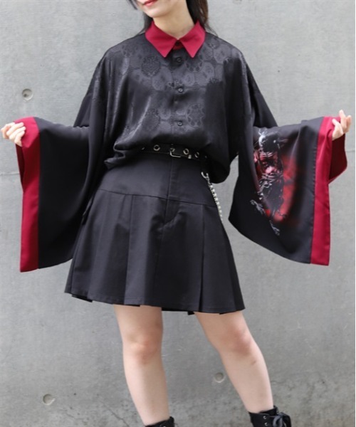 axes femme REZEN リゼン 昇龍プリント半袖シャツ M 昇龍プリント半袖シャツ【10%OFF対象商品】 | REZEN | axes