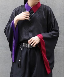 REZEN | 金剛力士プリント和袖シャツ(シャツ/ブラウス)