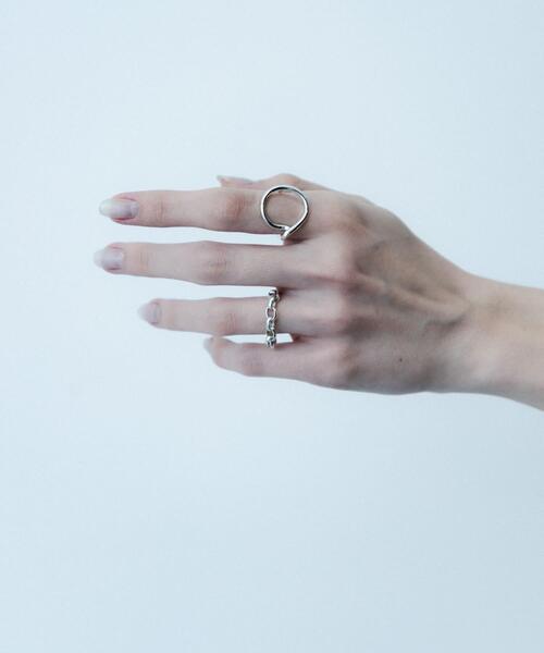 SMELLY（スメリー）の「SMELLY so’　combination chain ring（リング・レディース・シルバー・12）」の5枚目の写真