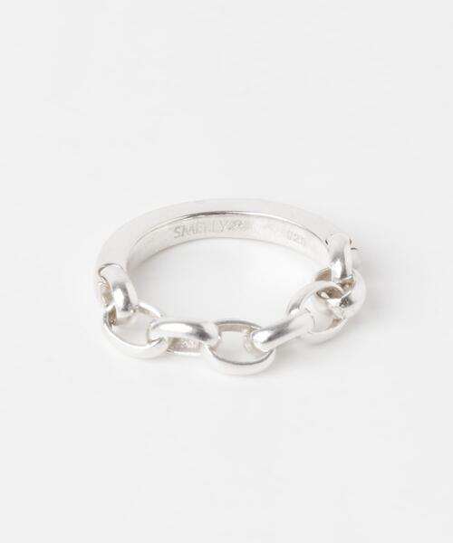 SMELLY（スメリー）の「SMELLY so’　combination chain ring（リング・レディース・シルバー・12）」の8枚目の写真