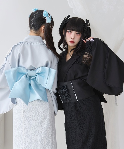 夢展望 DearMyLove 浴衣 地雷 めろかわ浴衣 黒 レース プリンセス DearMyLove（ディアマイラブ）ALL 浴衣 – レディース