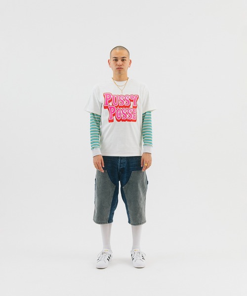 WOKE EDGE（ウォークエッジ）の「Pussy Posse Tee（Tシャツ/カットソー・メンズ・ホワイト・M/L/XL）」の4枚目の写真