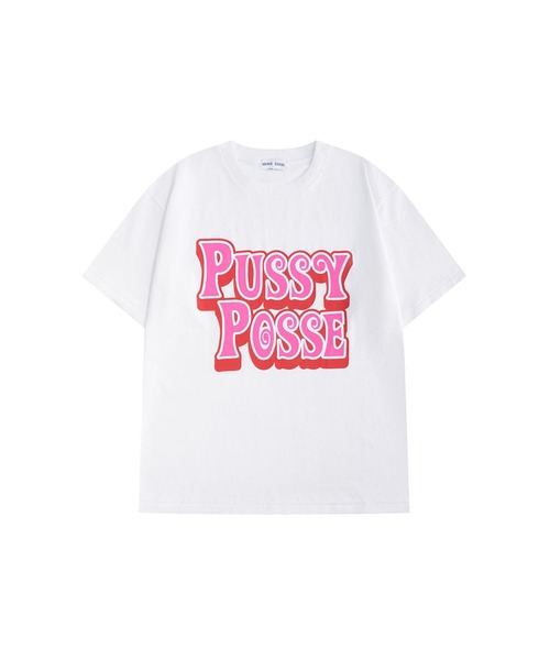 WOKE EDGE（ウォークエッジ）の「Pussy Posse Tee（Tシャツ/カットソー・メンズ・ホワイト・M/L/XL）」の8枚目の写真