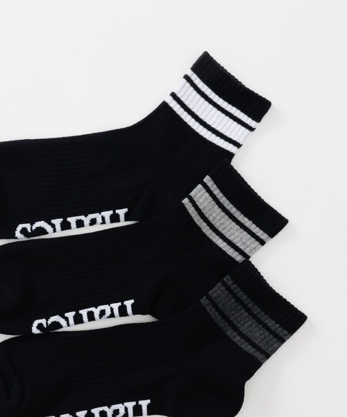 HANES(ヘインズ)の「【Hanes/ヘインズ】メンズ 【3足組】クォーターレングスソックス(ソックス/靴下・メンズ・ブラック/ホワイト・MEDIUM/SMALL)」の11枚目の写真