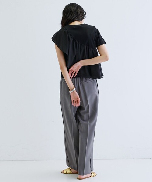セール】サッシュフリルTシャツ（Tシャツ/カットソー）｜GALLEST