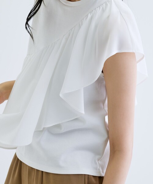 GALLEST / ギャレスト サッシュフリルTシャツ サッシュフリルTシャツ（Tシャツ） | GALLEST（ギャレスト