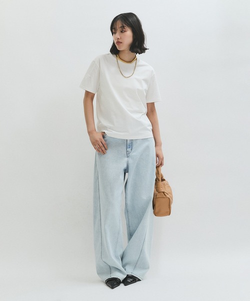 ADAM ET ROPE'(アダムエロペ)の「ROYAL OG Tシャツ(Tシャツ/カットソー・レディース・ホワイト/ブラウン・FREE)」の7枚目の写真