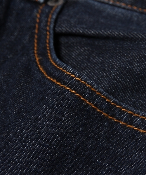 LOWRYS FARM（ローリーズファーム）の「フリンジデニムクロップド　707488（デニムパンツ・レディース・ブルー/ネイビー・LARGE/MEDIUM）」の13枚目の写真